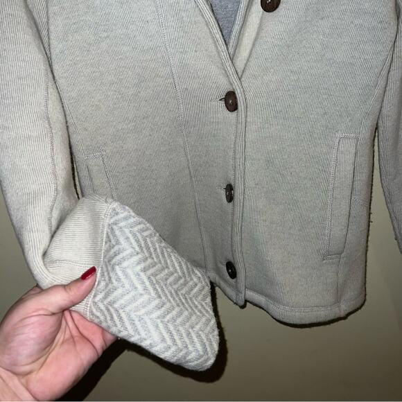 PRANA wool blend collared cardigan XS - Picture 5 of 6